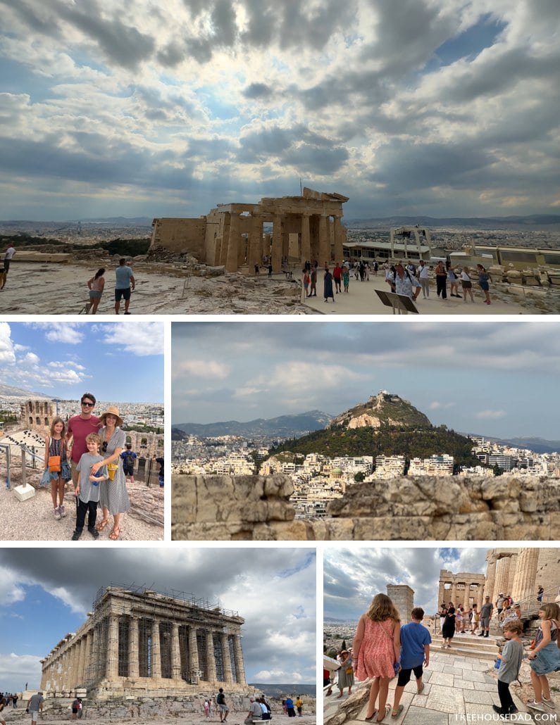 Acropolis with kids