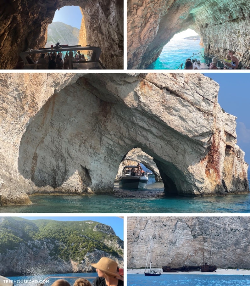 Blue Caves and Shipwreck Beach on Zakynthos