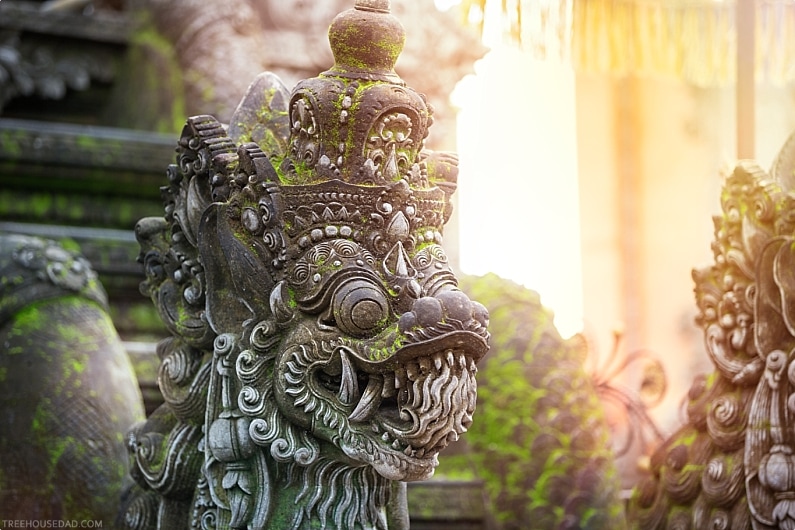 Bali Temples Dragon