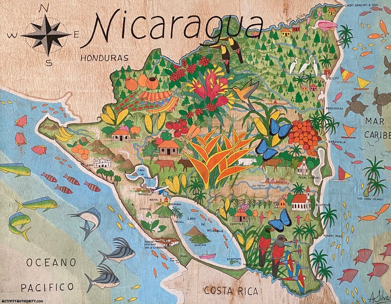 Nicaragua Map