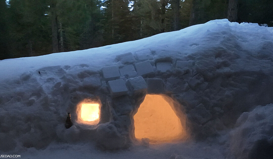 Tahoe with Kids & Igloo Build