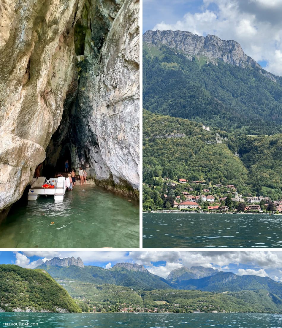 Lake Annecy caves