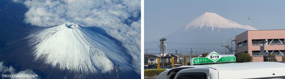 Mount Fuji getting there