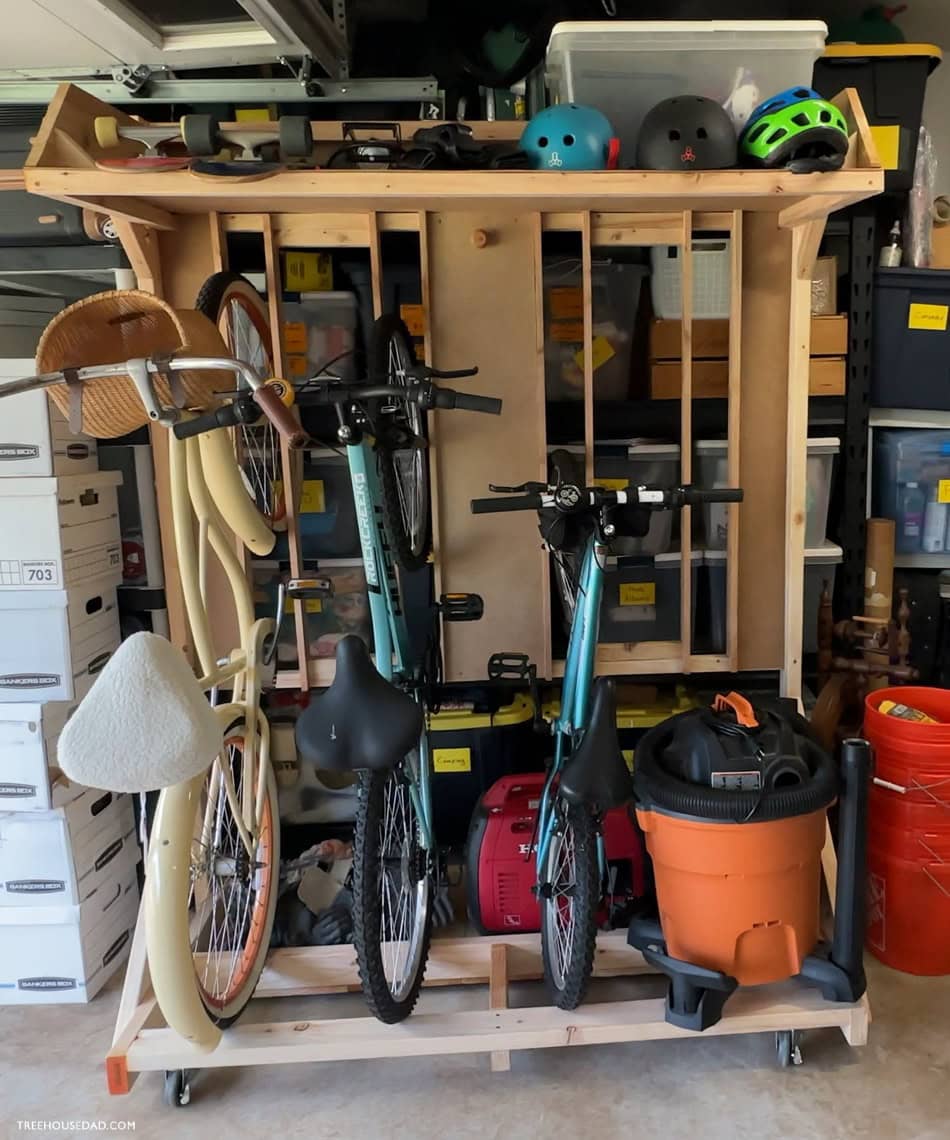 Mobile bike rack