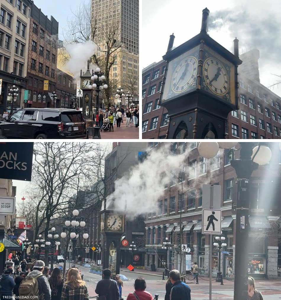 Gas Town Steam Clock